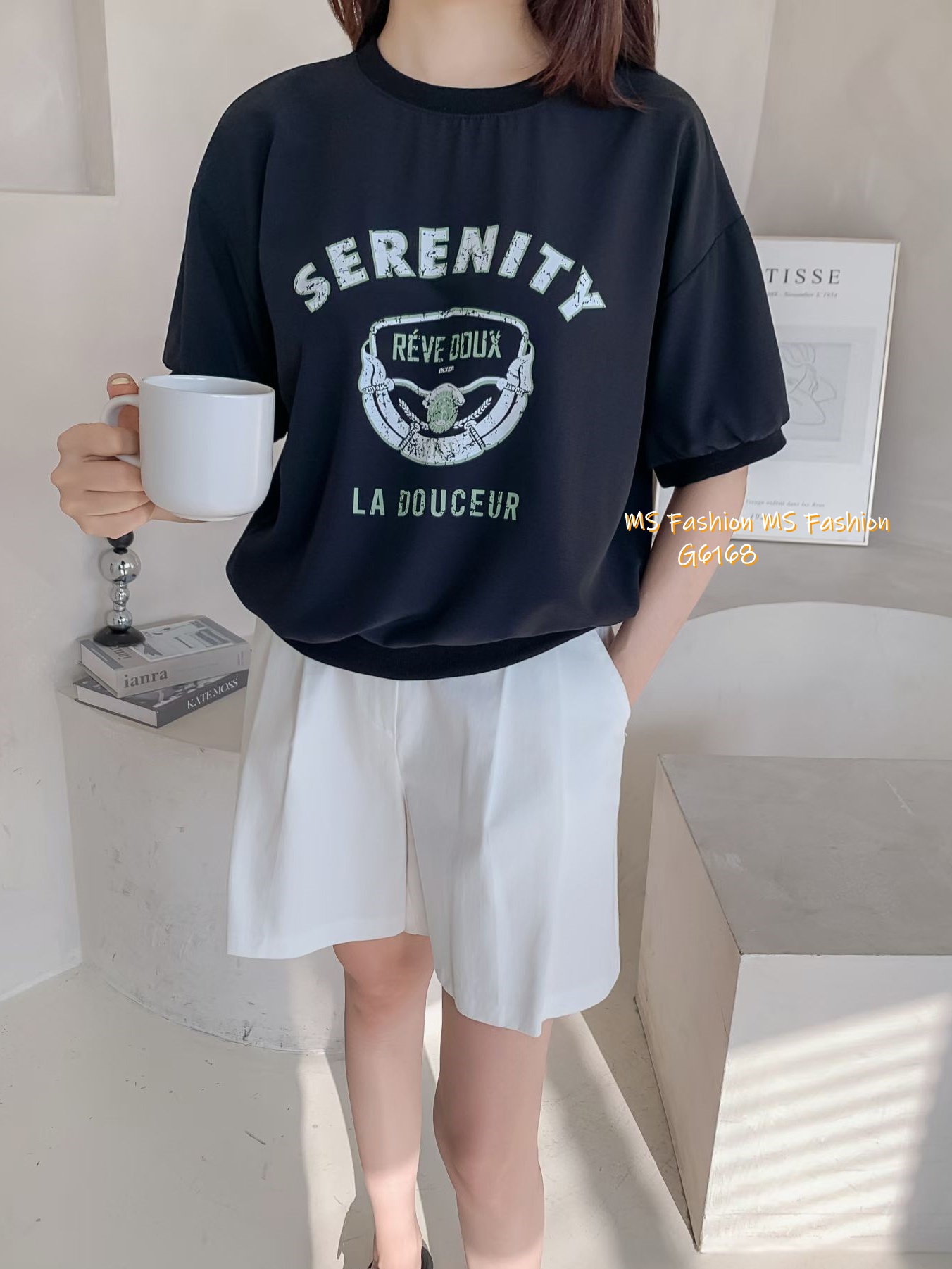 G6168 韓國🇰🇷拼邊字母top