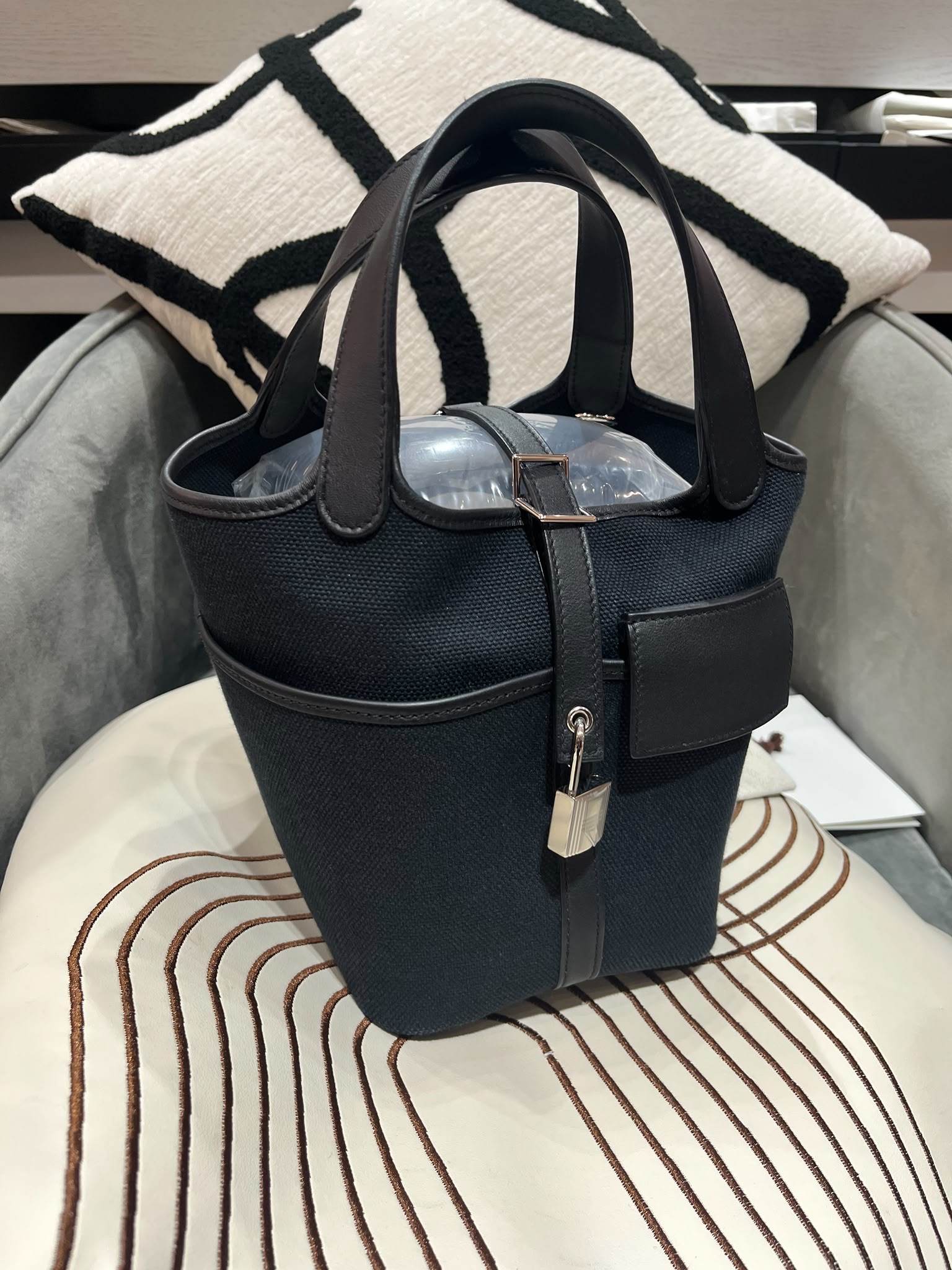 HERMES PICOTIN 18 LOCK POCKET cargo,stamp Z 100%Authentic, 98%New ✅收據✅key lock✅ dust bag✅box 