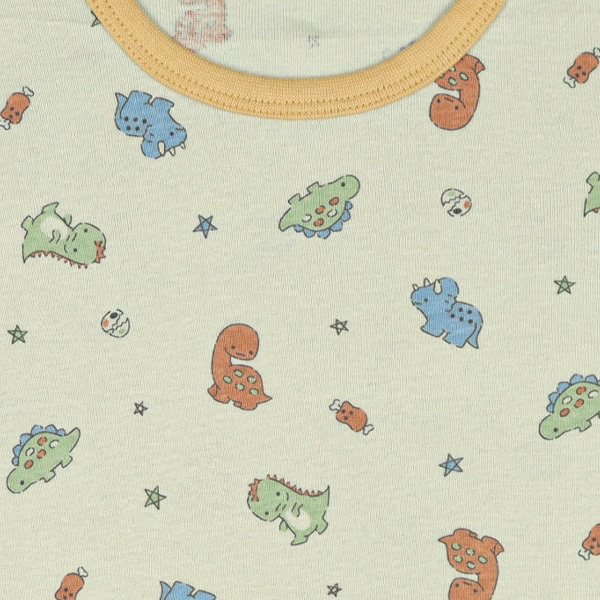 🇯🇵預訂 日本直送🇯🇵恐龍滿印短袖包屁衣三件套