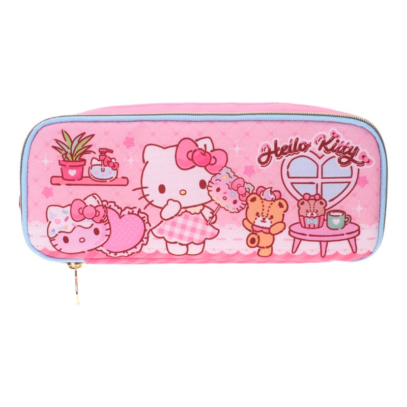 Hello Kitty Double Zipper Pencil Pouch 雙拉鏈筆袋
