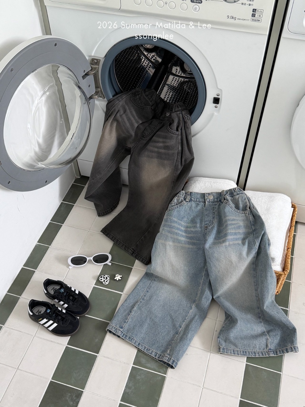 【預訂】 韓國直送 南大門童裝 Matilda & Lee - 牛仔褲