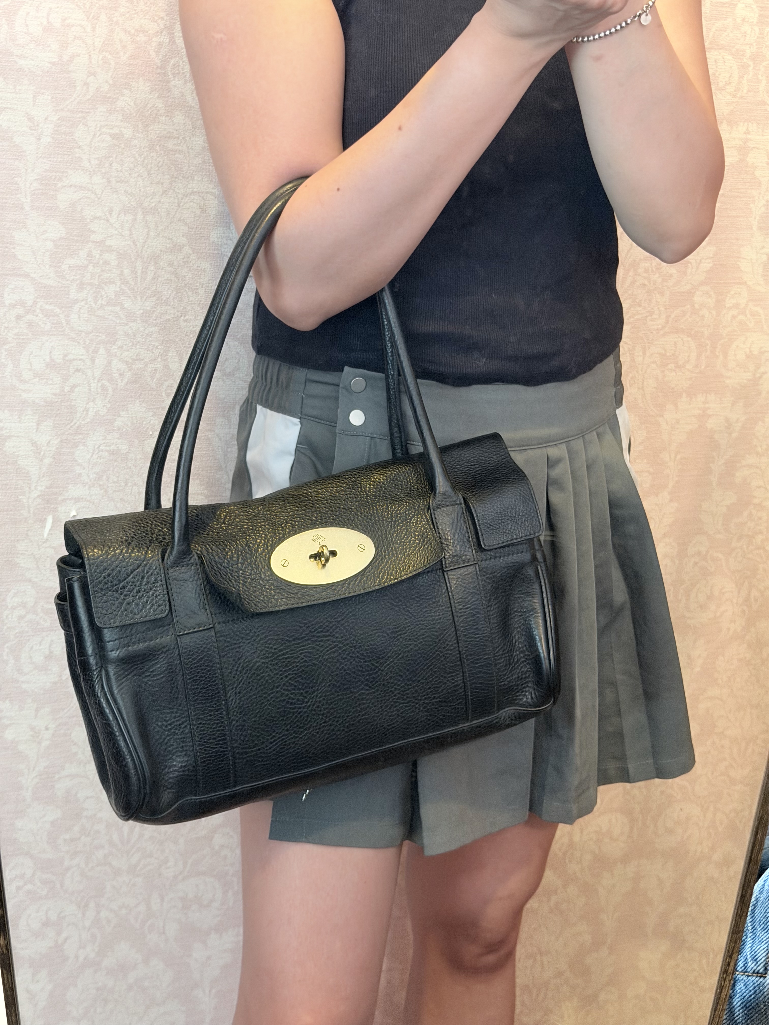 Mulberry black bayswater bag