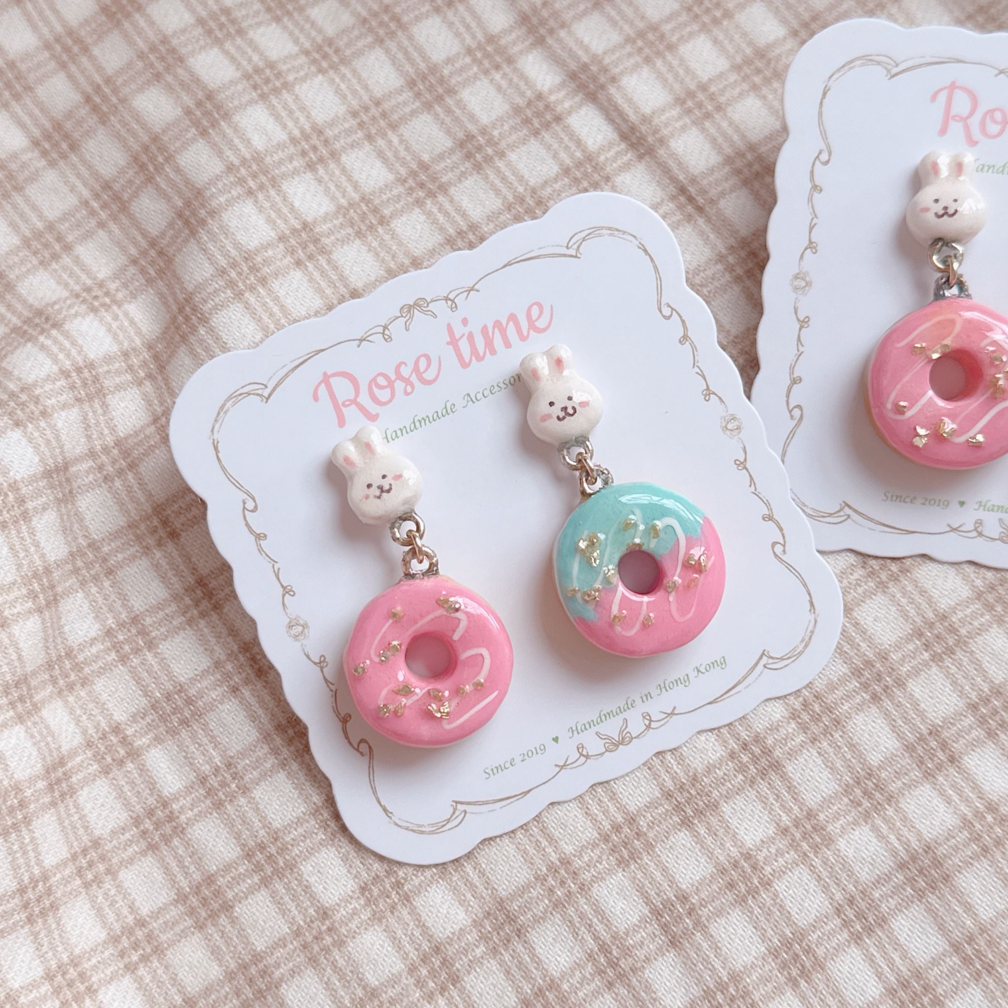 手繪兔仔金冬甩🍩 金箔粒粒