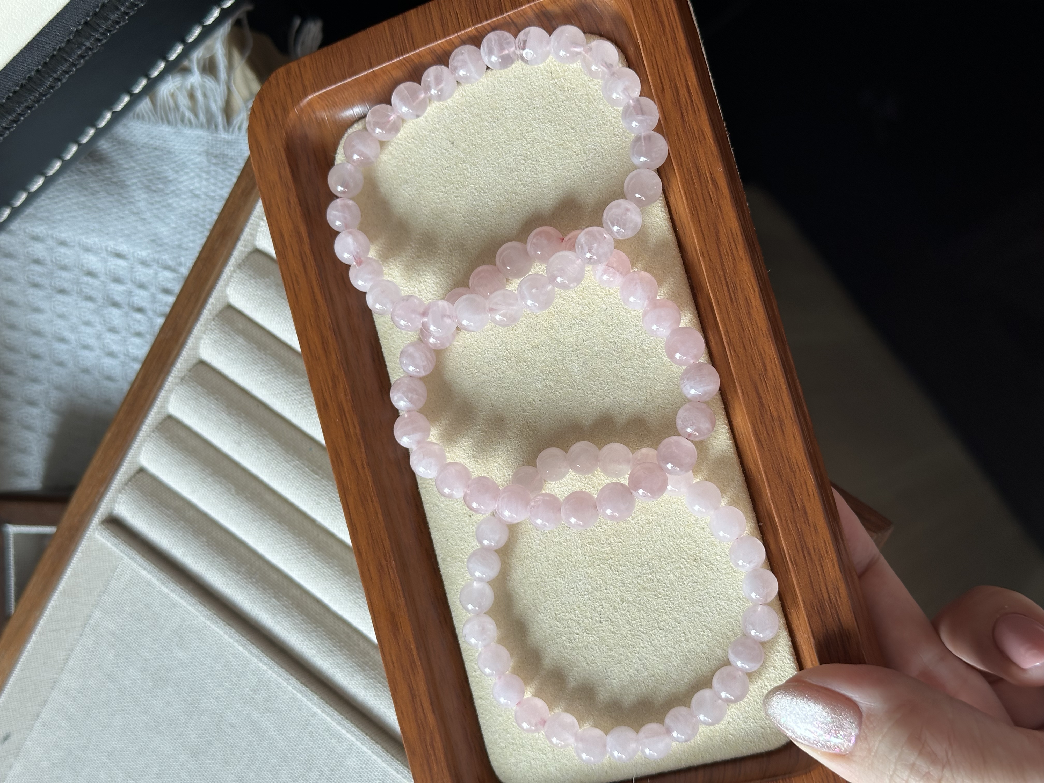 奶体粉水晶 ｜ Rose Quartz 7m+ 