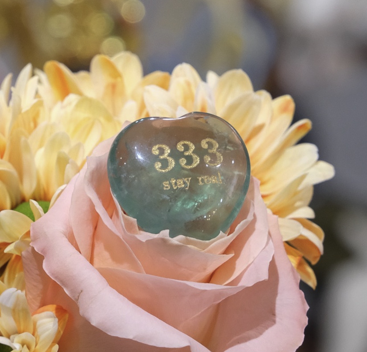 天使數字333  Stay Real 綠螢石