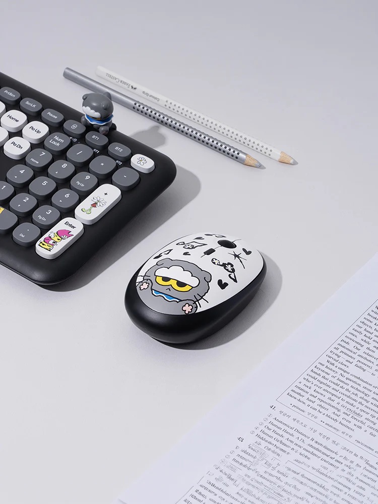 📦訂購 韓國代購 ZO&FRIENDS ZOA MULTI-PAIRING MOUSE 灰貓滑鼠