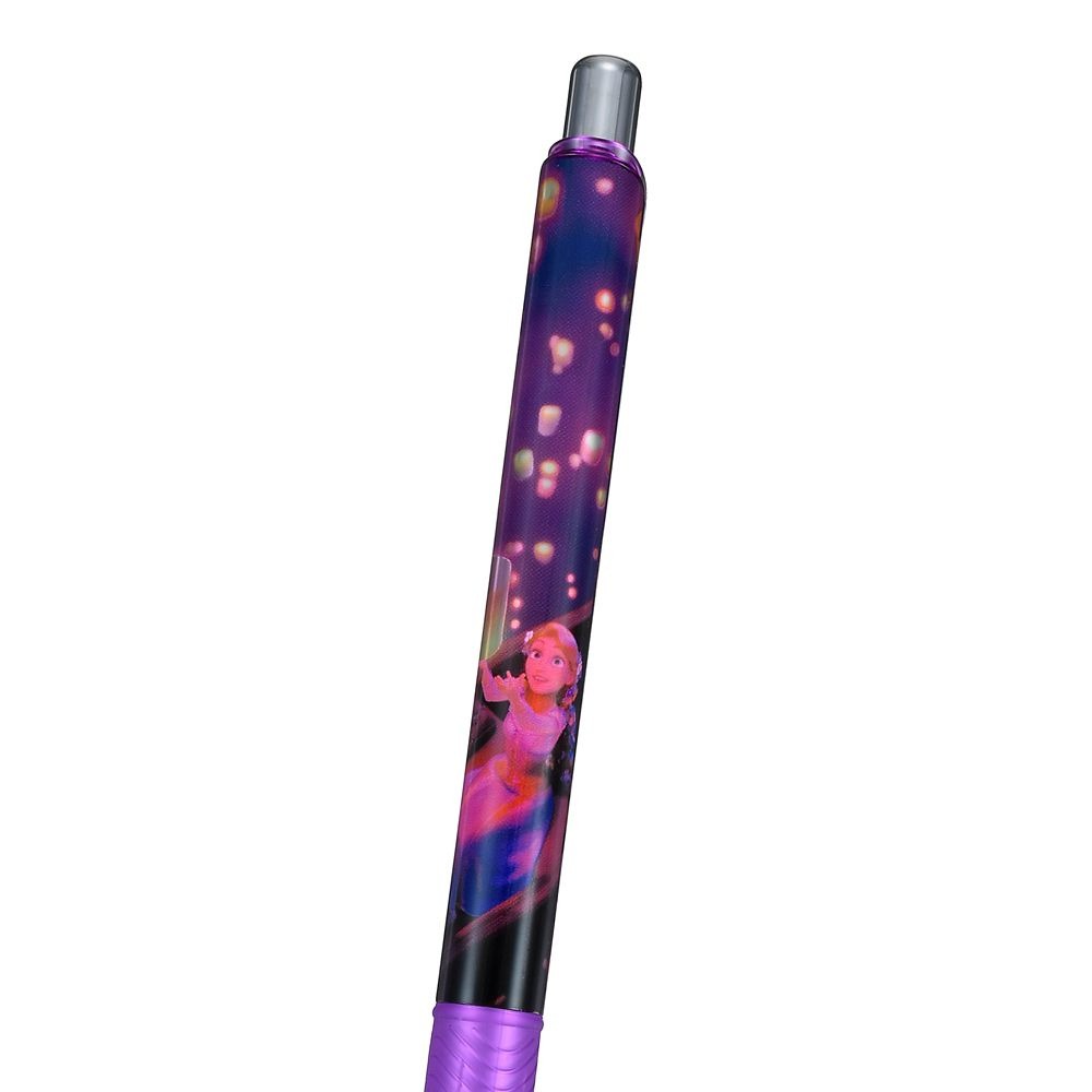 現貨｜【日本 Disney Store 限定】Rapunzel 長髮公主 日本製 Pentel EnerGel 0.5mm 黑色 啫喱筆 209008