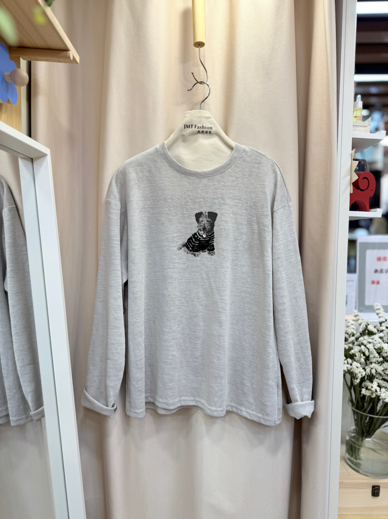 滑身棉狗仔Tee  J156 8112146249
