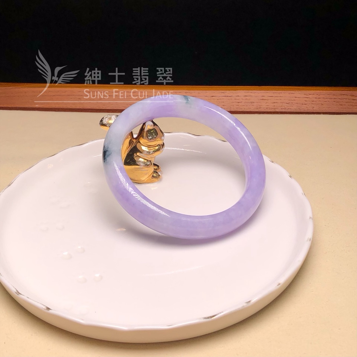 木那藍紫飄花福鐲57.1mm