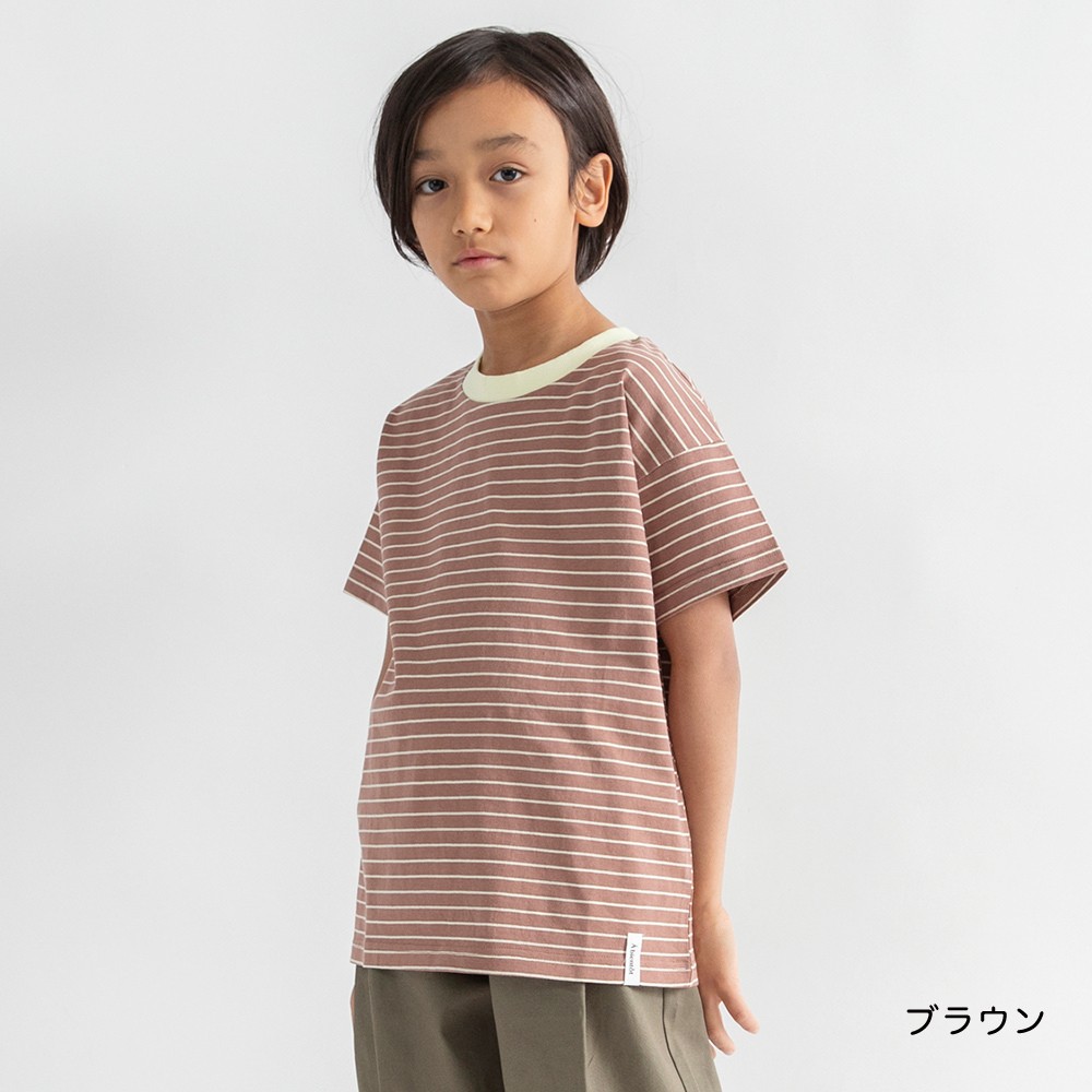 🆕【⭐訂購⭐】  🇯🇵日本直送 🌀間條/淨色 #純綿短袖Tee［8款選］🌀 [ELBA-0029][260303]