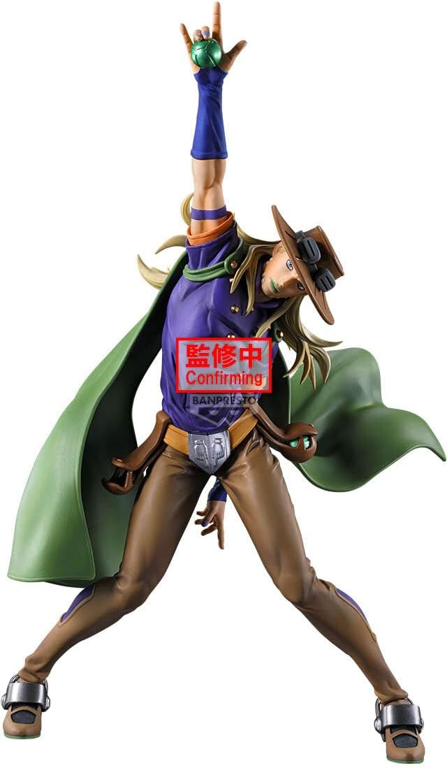 Banpresto, Mometria Figure: JoJo's Bizarre Adventure, Steel Ball Run, Gyro Zeppeli 