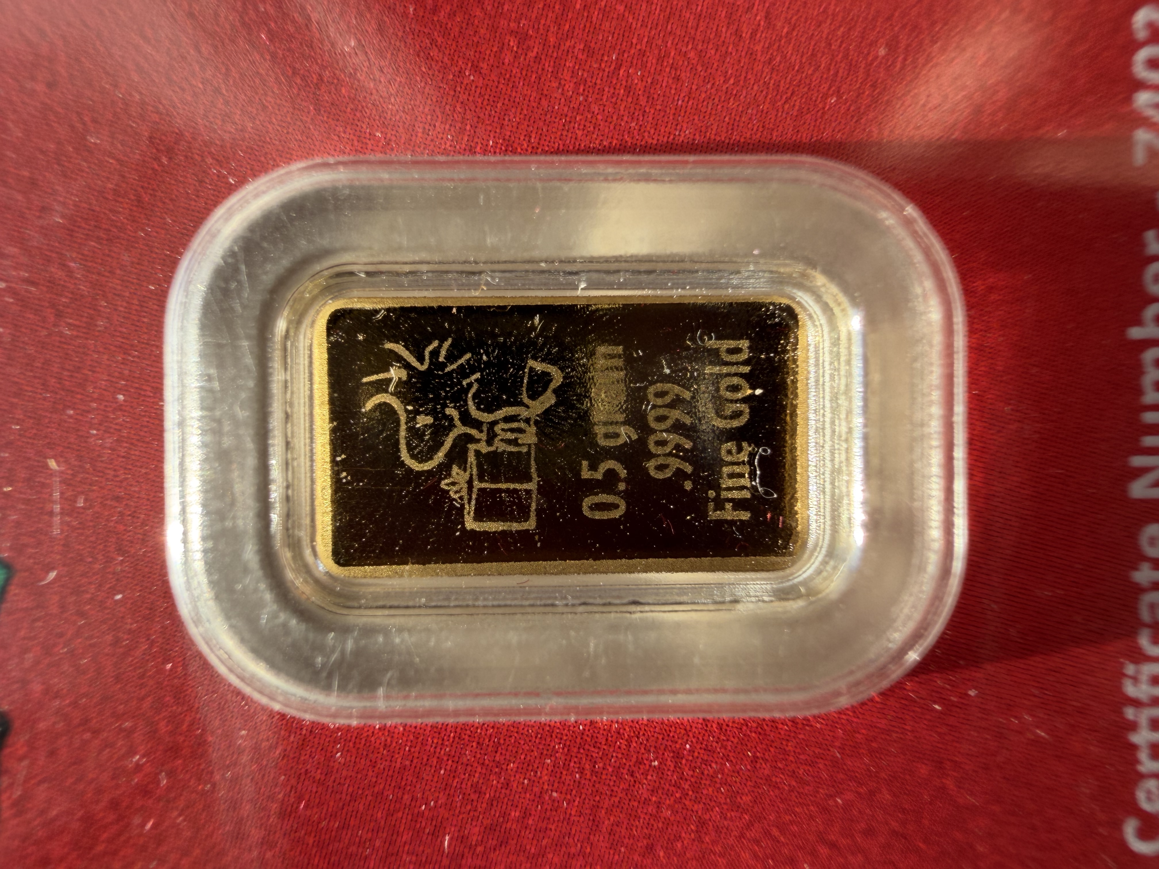 PAMP Christmas Snoopy 0.5g🇨🇭Swiss Fine Gold Bar Emas 999.9 圣诞史努比