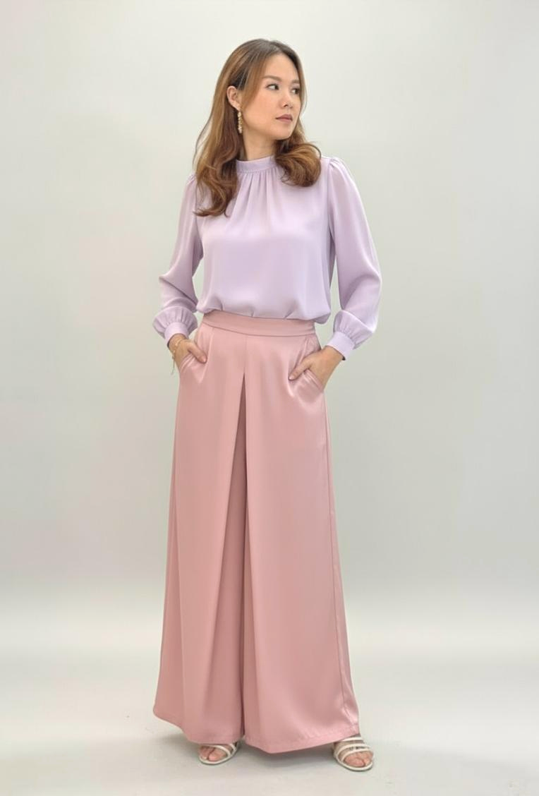 Satin Flare Pants