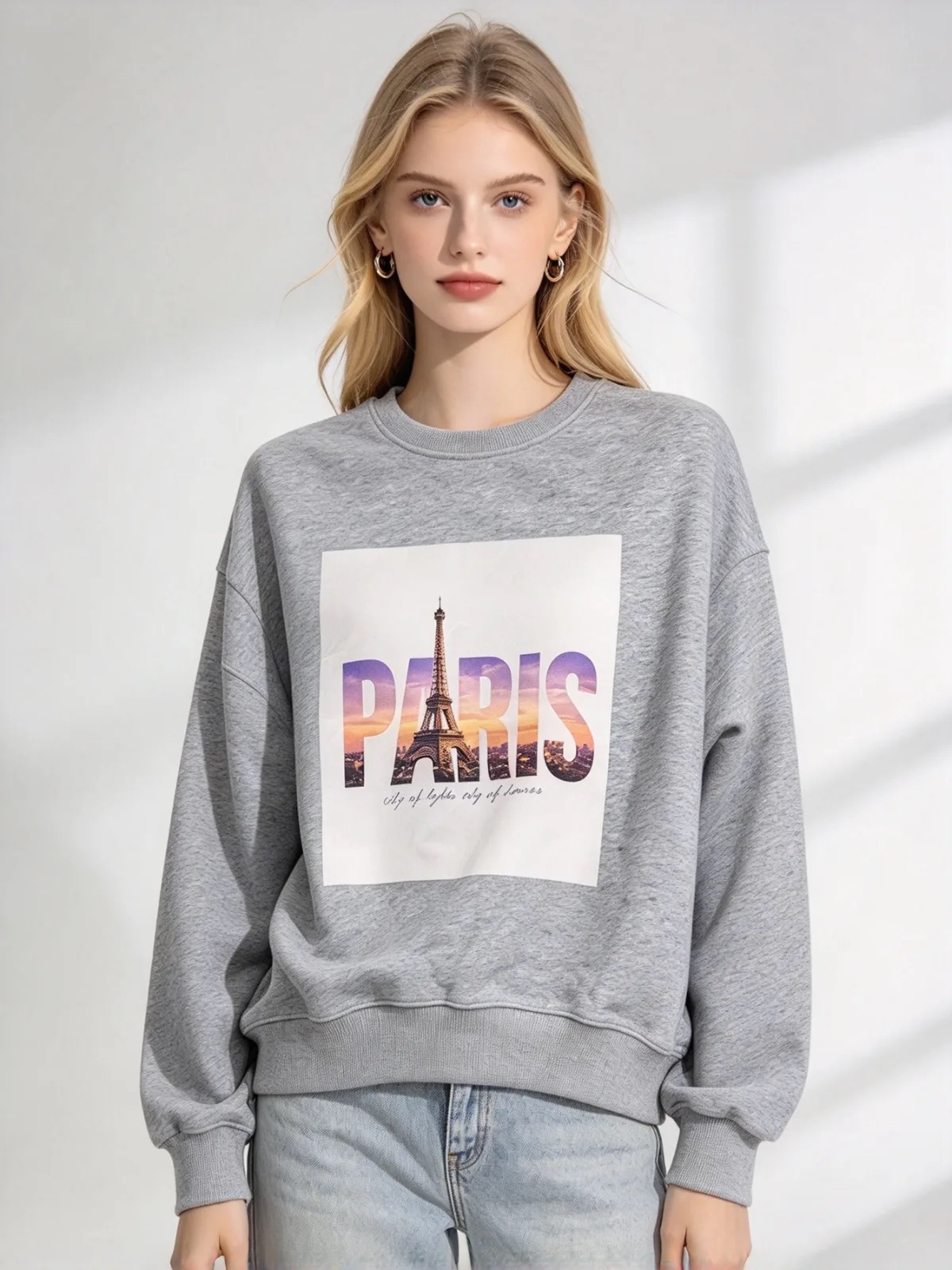 [訂購］A030 Sunset Eiffel Tower Paris Sweatshirt
