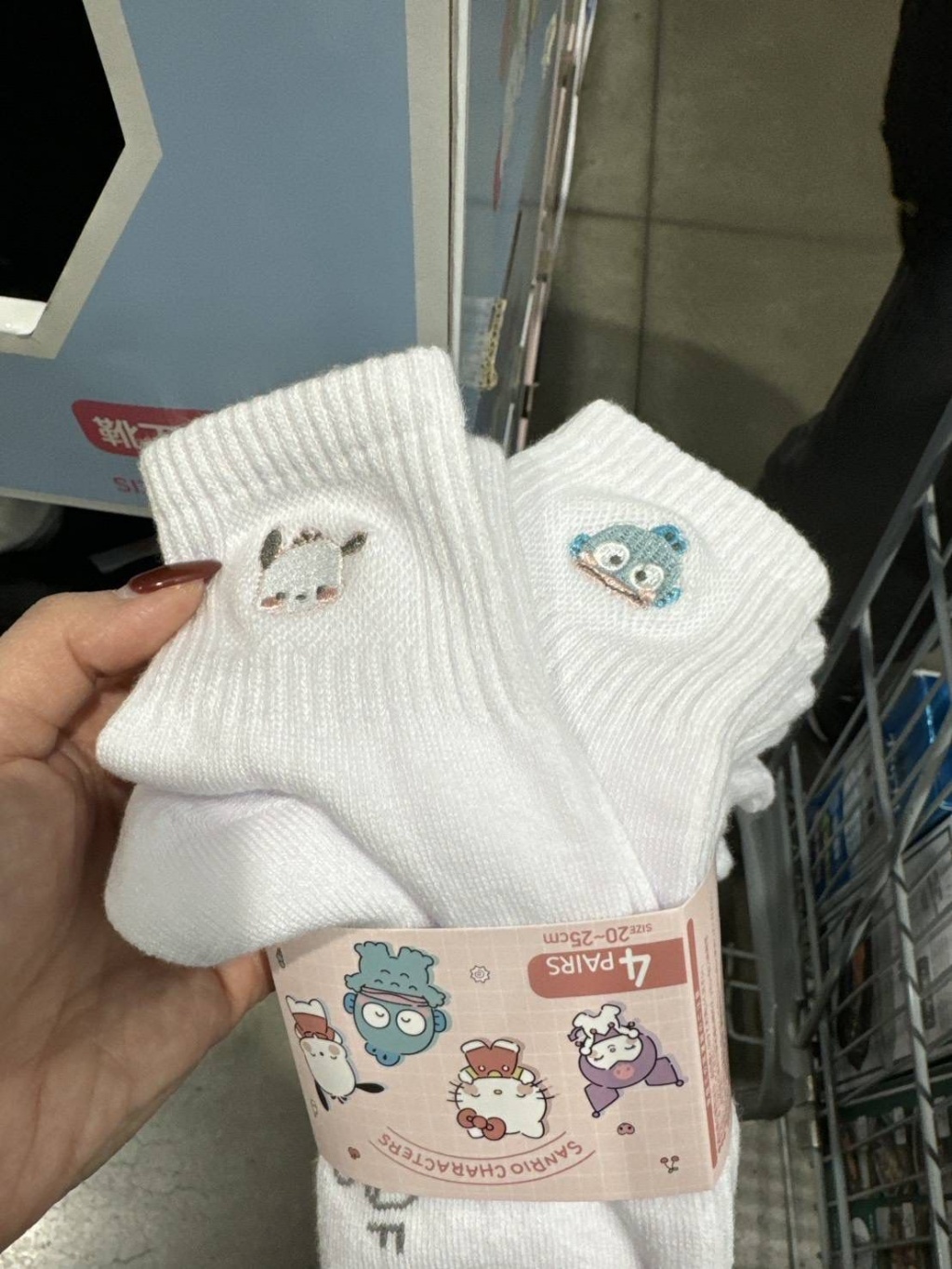 SANRIO 女裝襪 20-25cm 4對 - 04260255