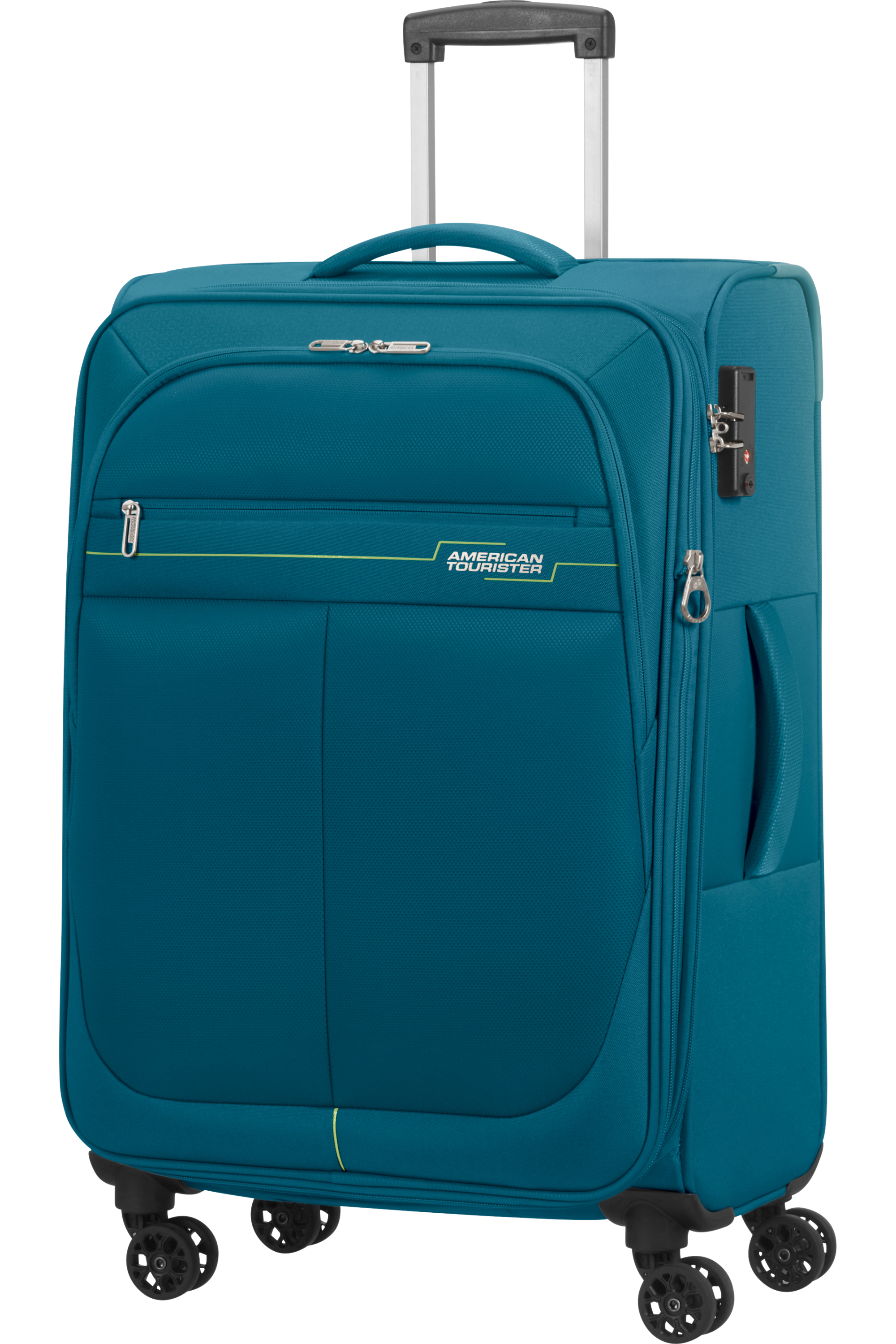 25" AMERICAN TOURISTER DEEPDIVE M BLUE GREEN 