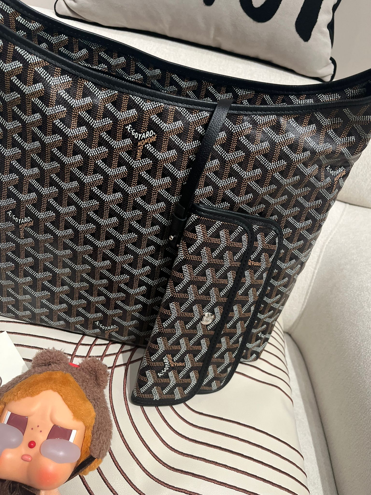 Goyard boheme hobo noir 100%Authentic ,99%new ✅收據✅pouch✅dust bag