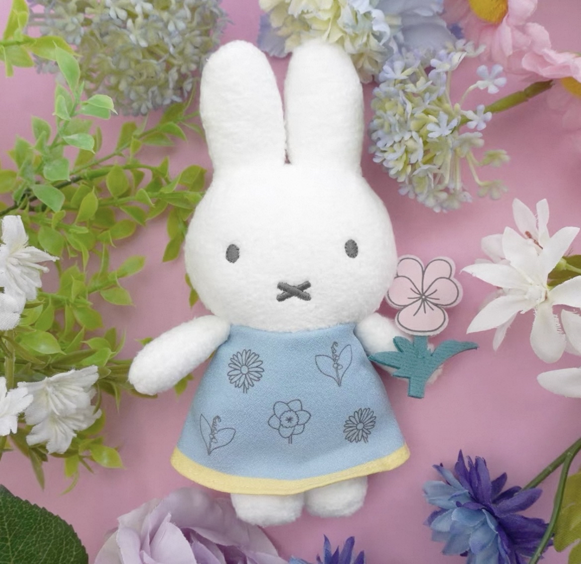 Miffy bloom flower 公仔keychain