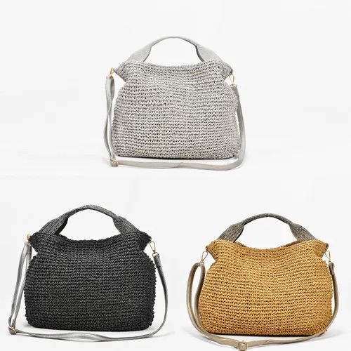 日本🇯🇵品牌拉菲草織兩用手袋現貨😍😍