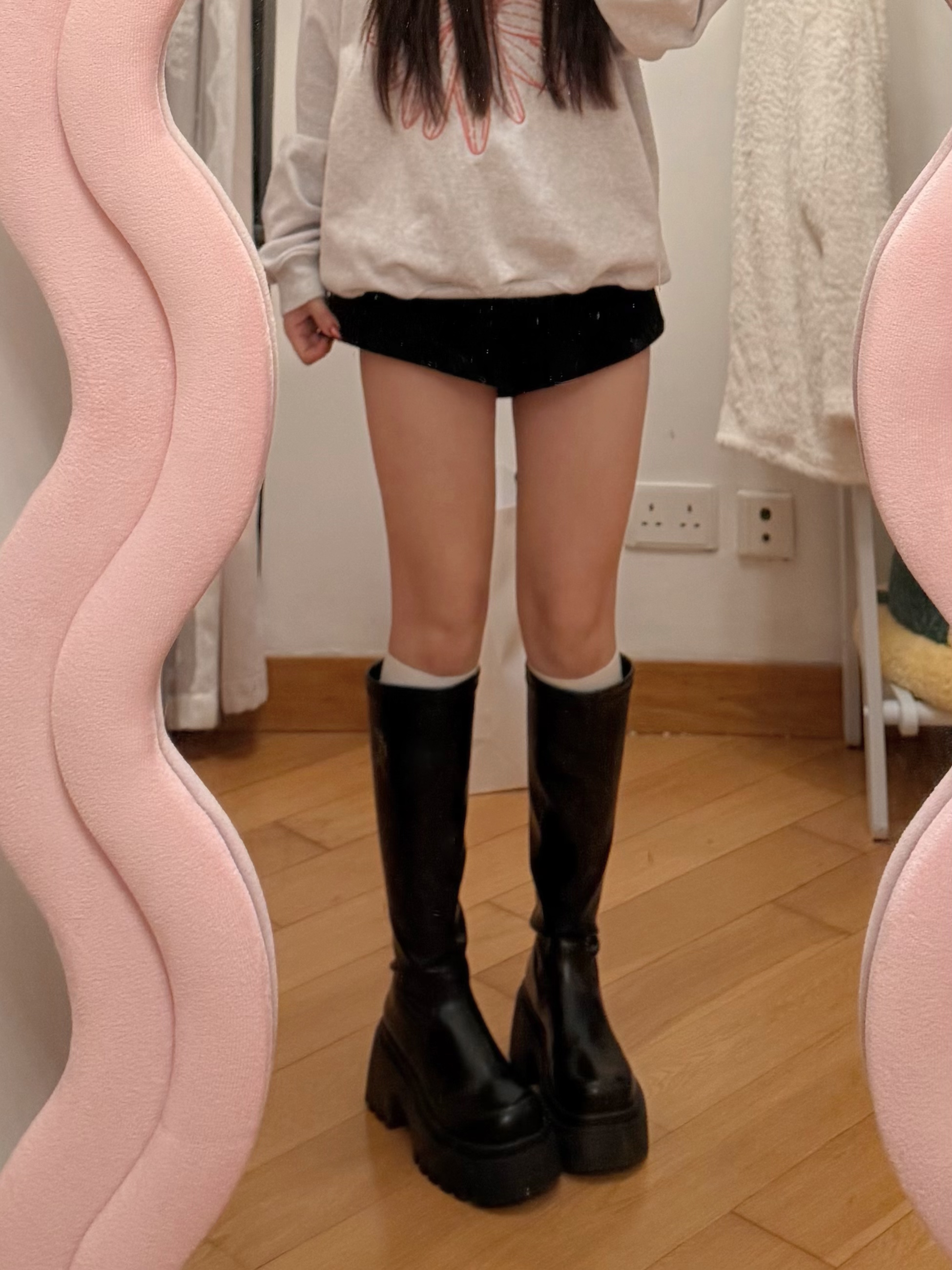 冬天限定！東大門增高6cm長BOOT（軟熟真皮）