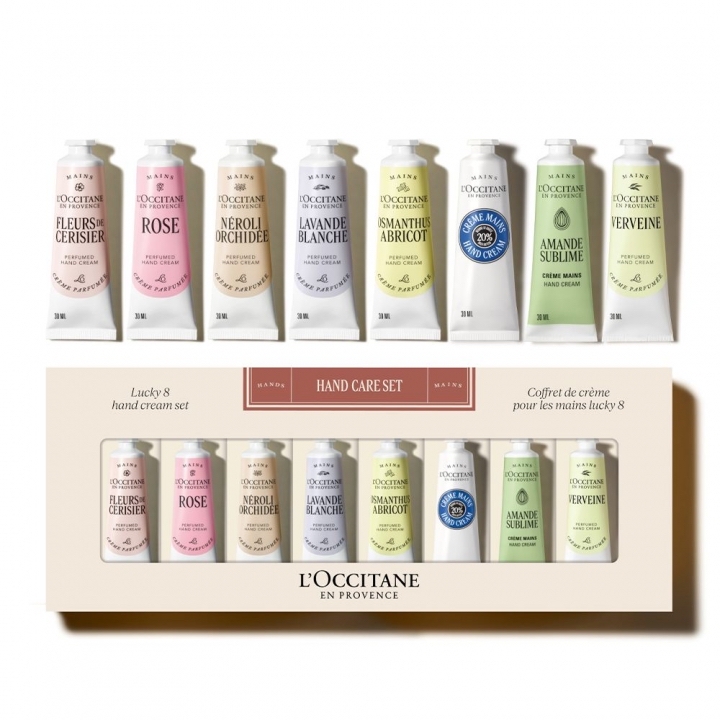 L'Occitane en Provence 歐舒丹 幸運潤手霜八支裝
