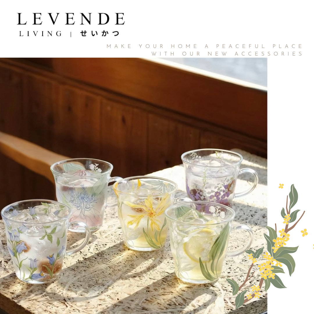 Levende 春日來信系列高硼硅耐熱玻璃杯