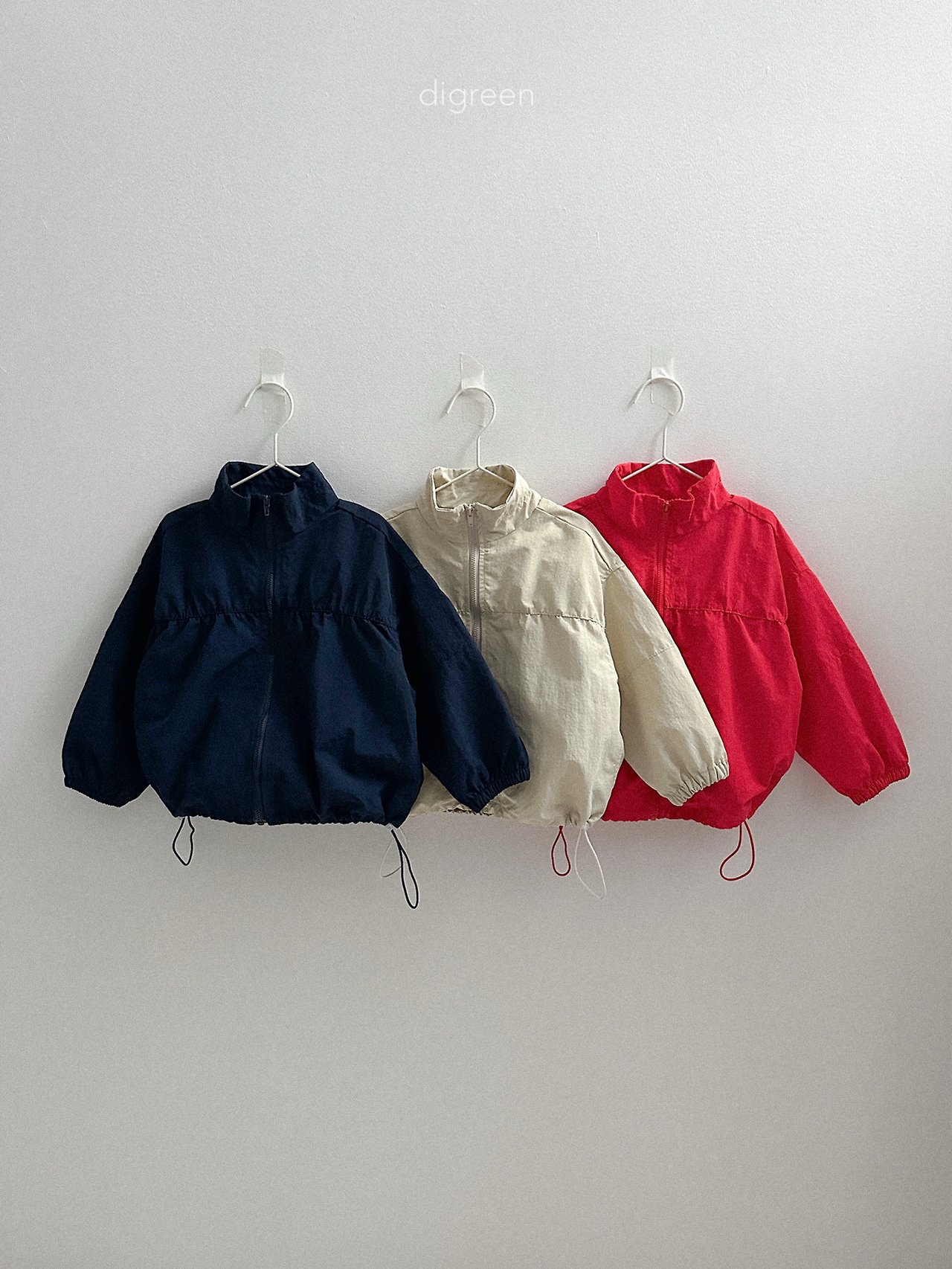 Digreen | rib windbreaker 