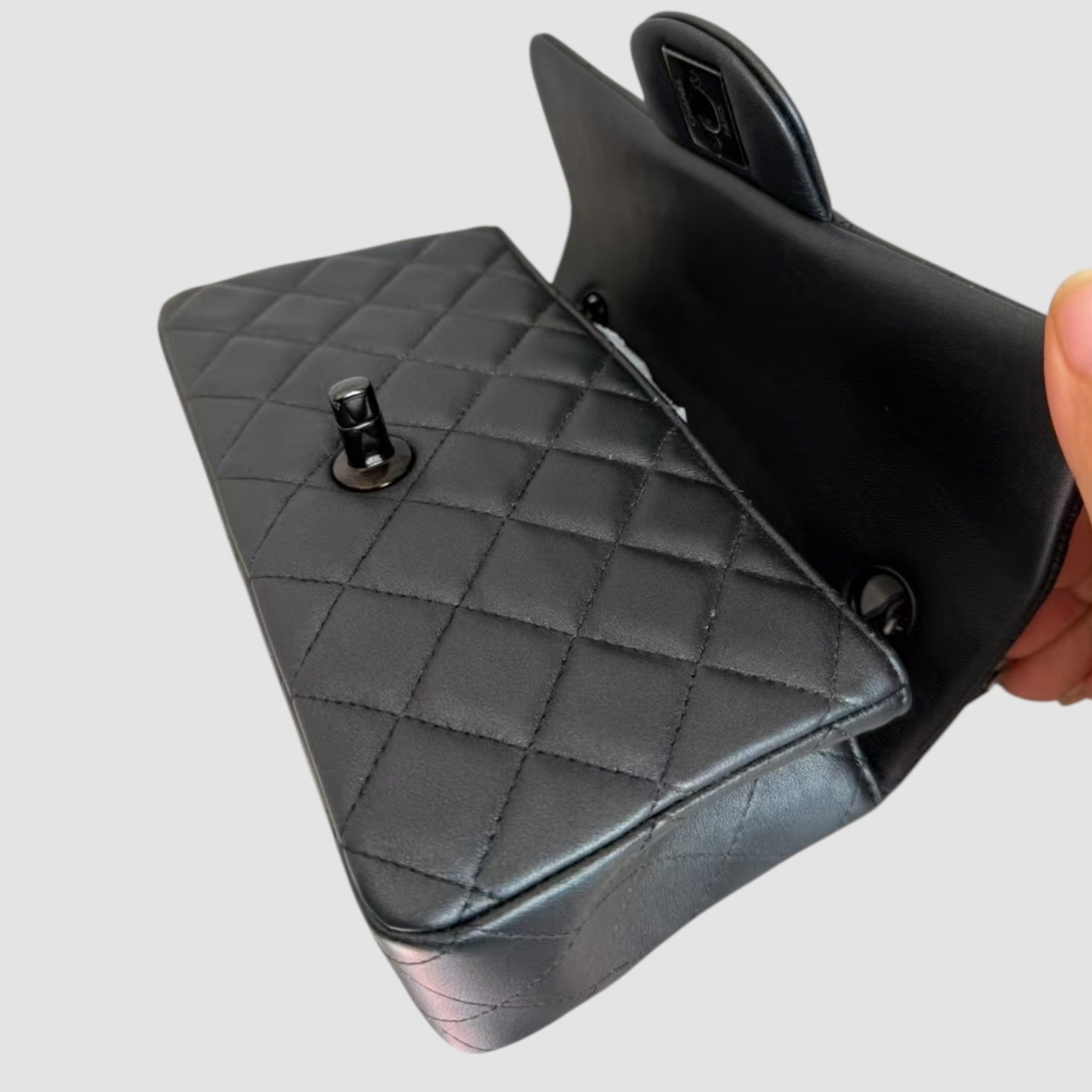 Chanel Lambskin 20cm So Black