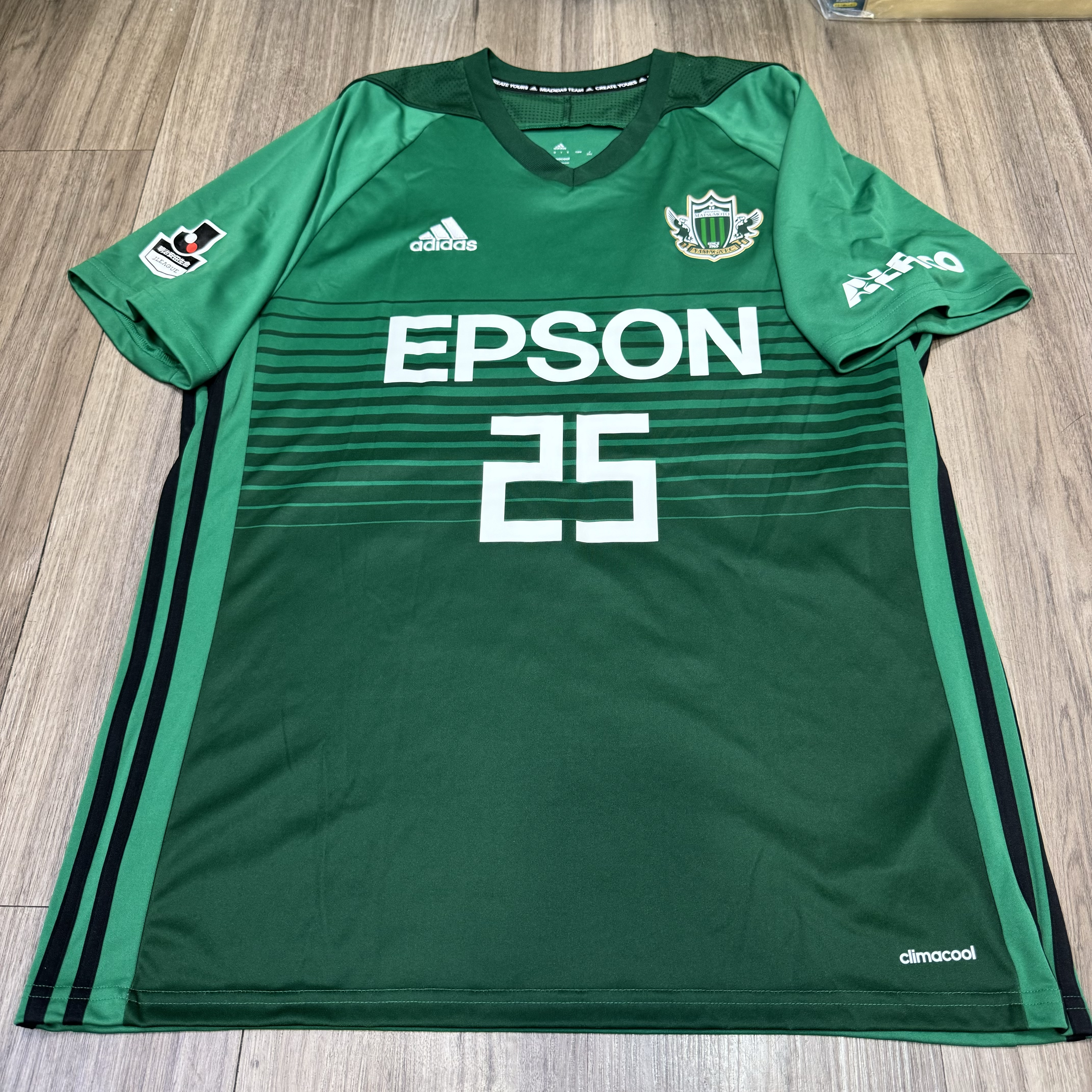 松本山雅 Matsumoto Yamaga FC 2018 home shirt #25 N.Maeda