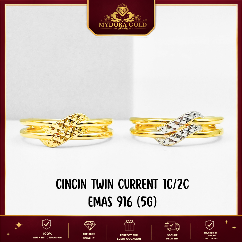 MYDORA Cincin Twin Current 1C/2C (5G) | 916/22K