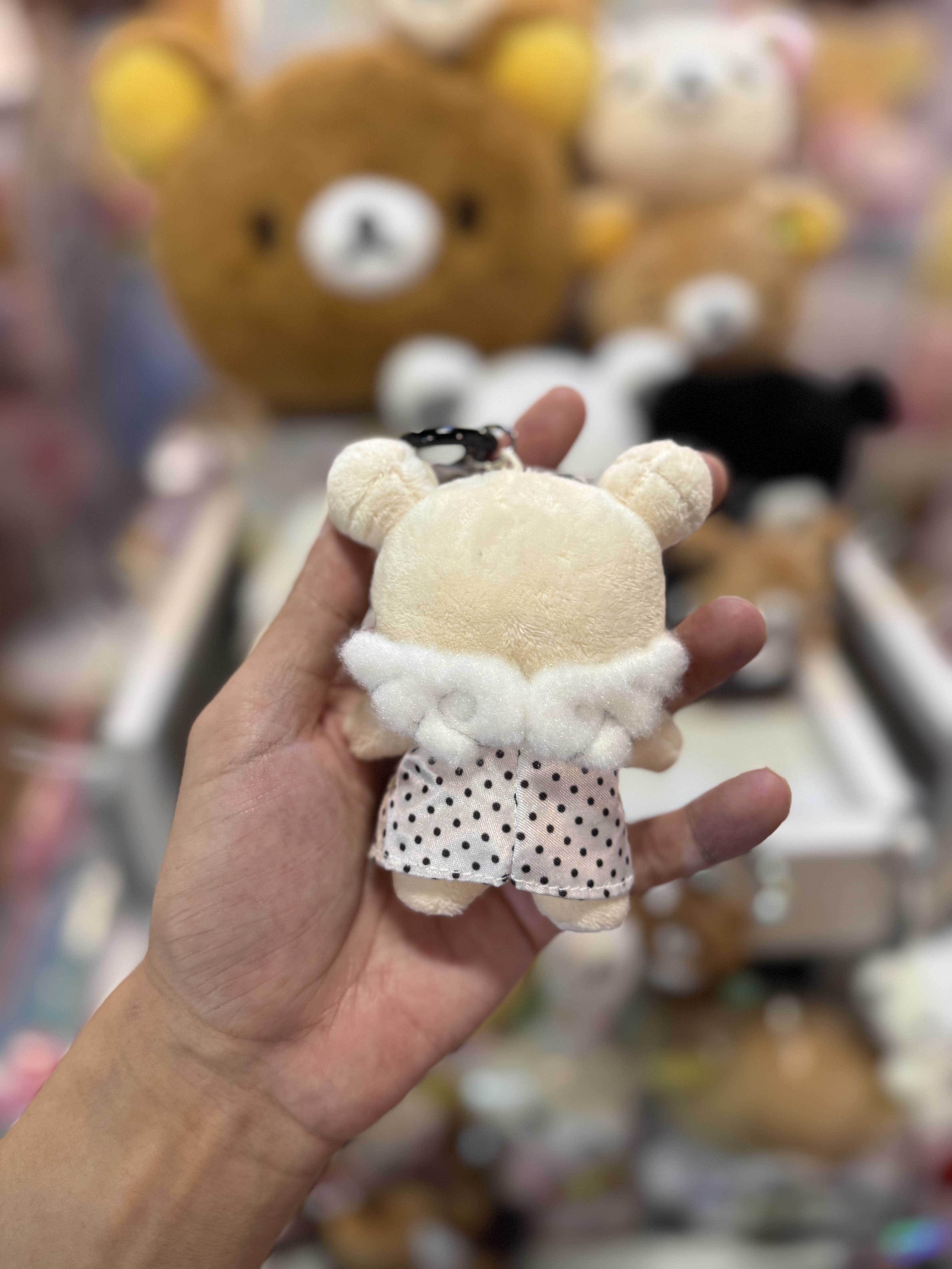 《現貨》全新日本黑白波點天使系列pop up店限定掛飾