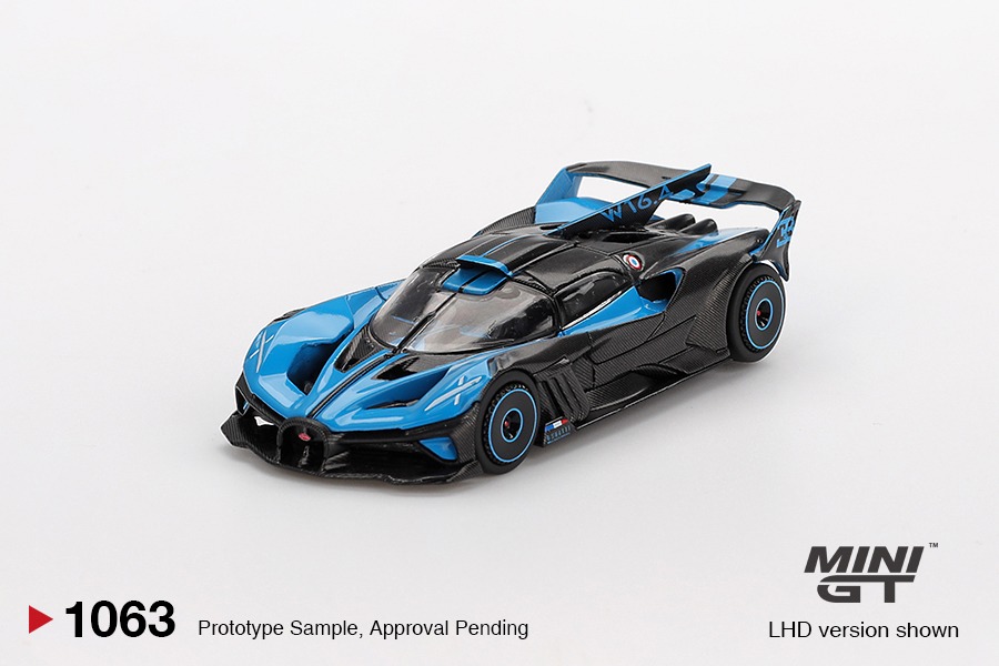 Mini GT 1/64 Bugatti Bolide Presentation - MGT01063-BL