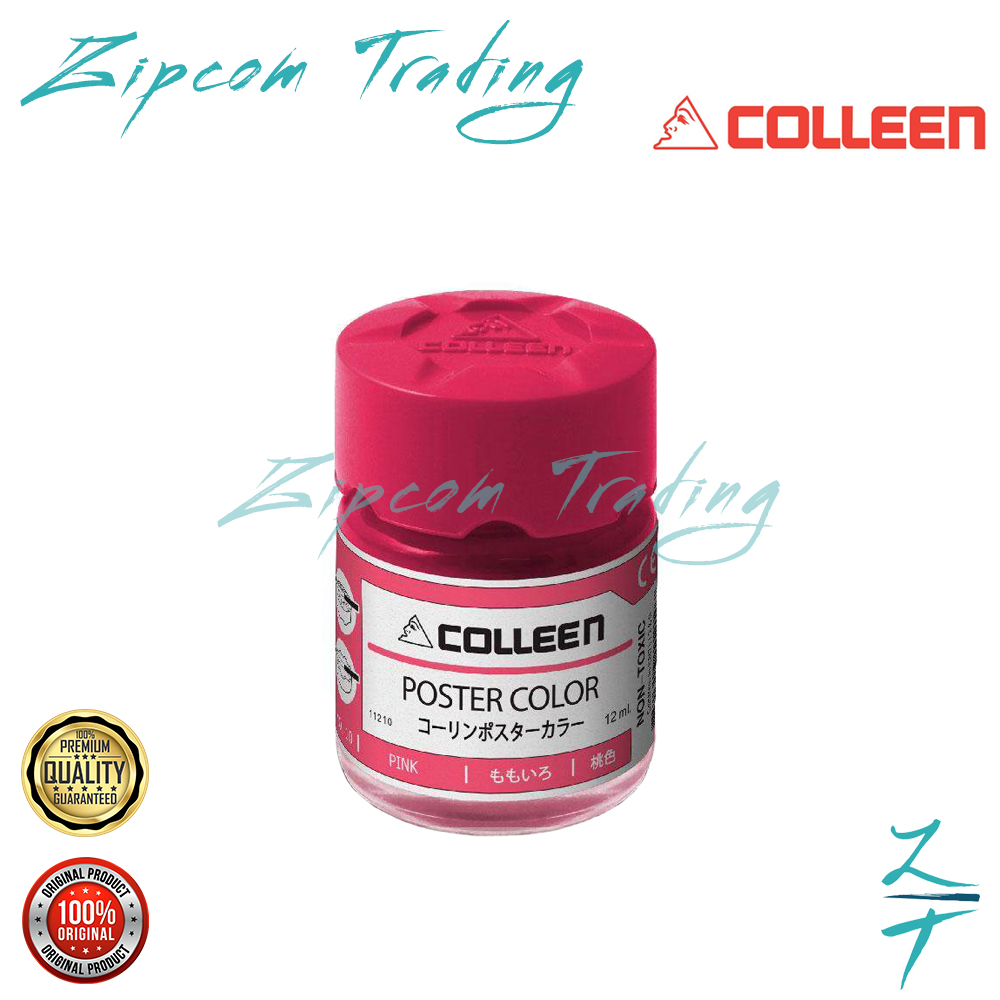 Colleen Premium Non-Toxic Poster Color (12ml/Bottle)