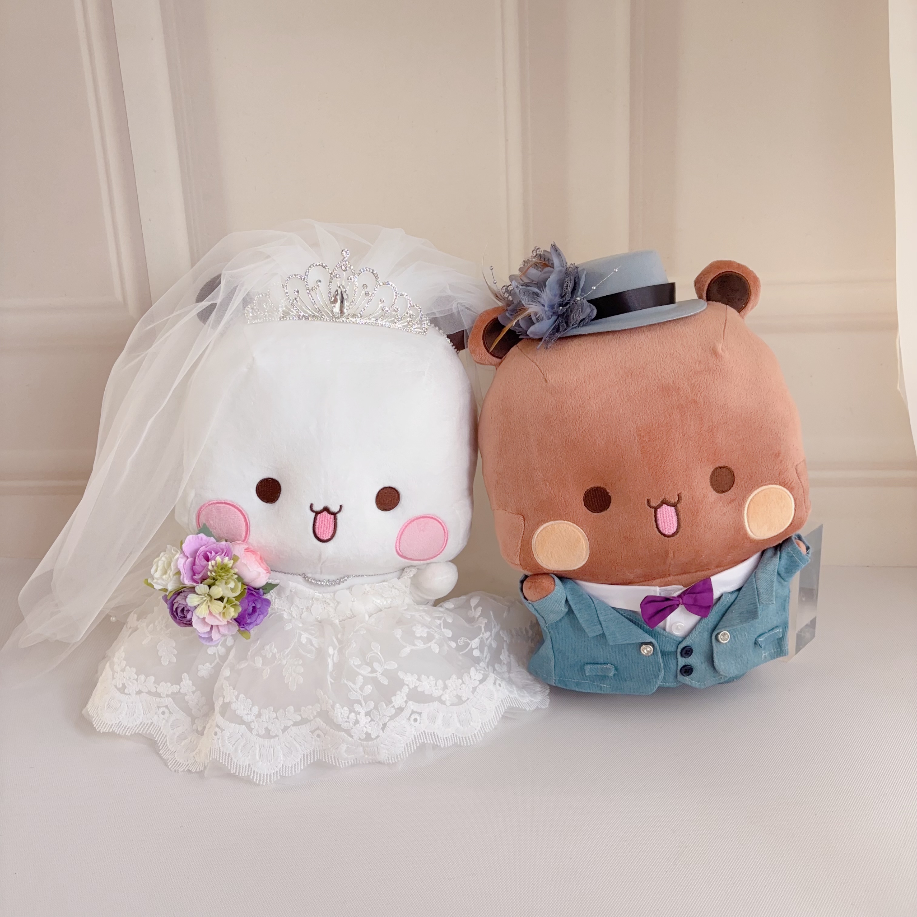 (非現貨)$1300bubudodo結婚公仔