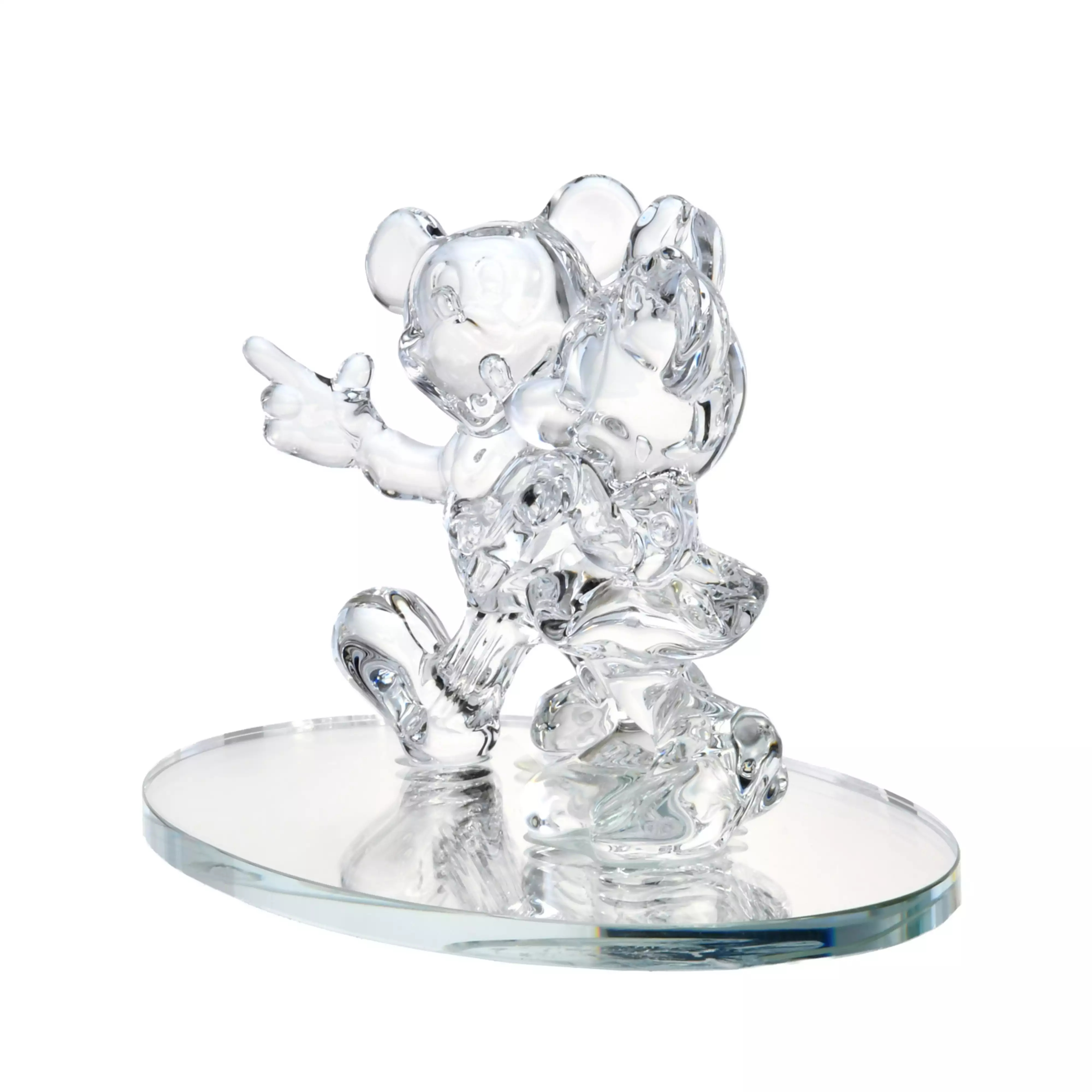 🌸 【預訂】Arribas Brothers Mickey & Minnie Glass Figurine - Exclusive Magic 30/6新品