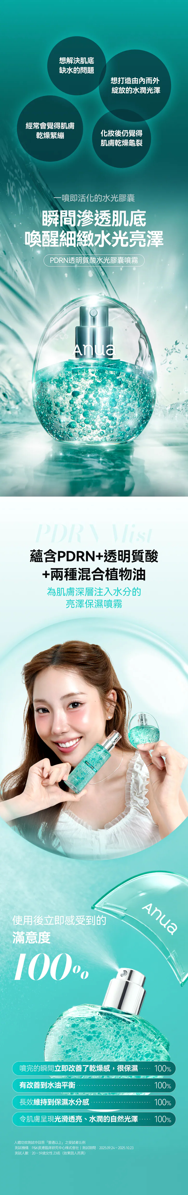 Anua PDRN 透明質酸水潤膠囊噴霧30ml 
