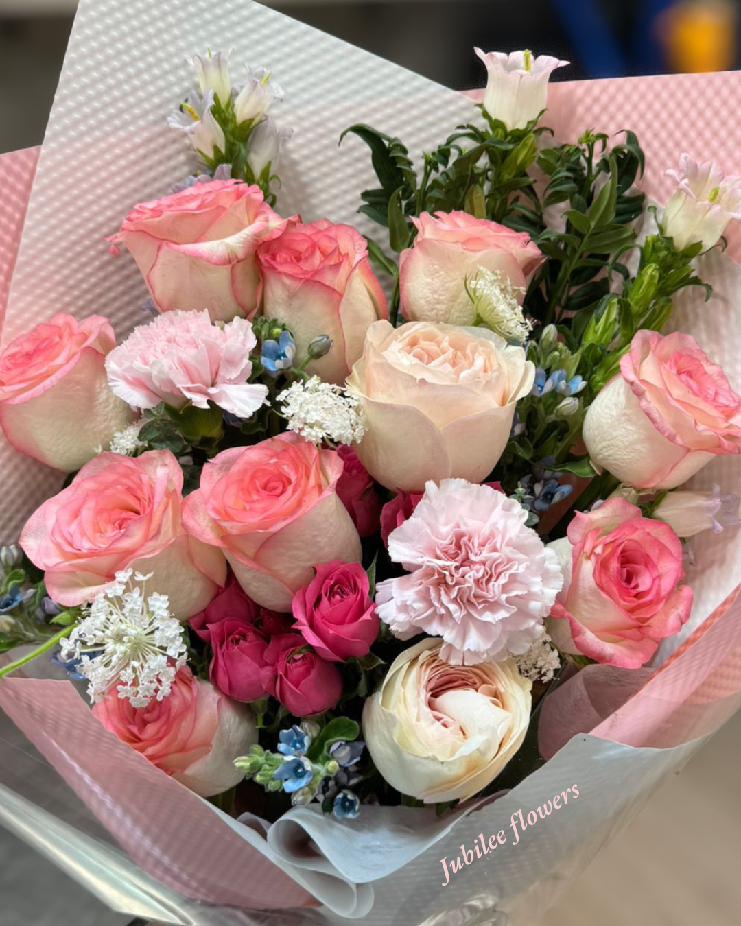 愛莎玫瑰混合花束