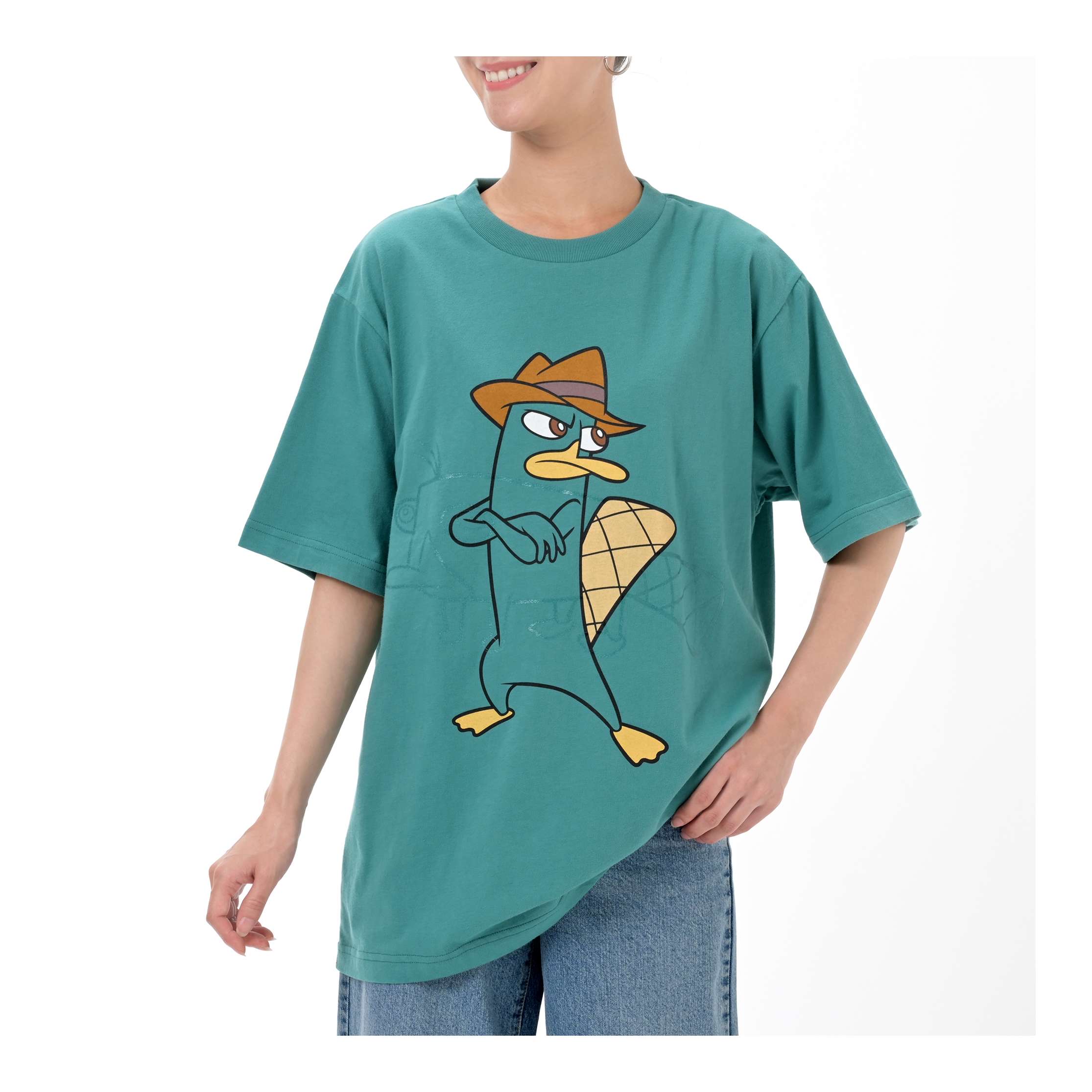 🎀【預訂】Disney T-shirt Collection - Perry the Platypus綠色
