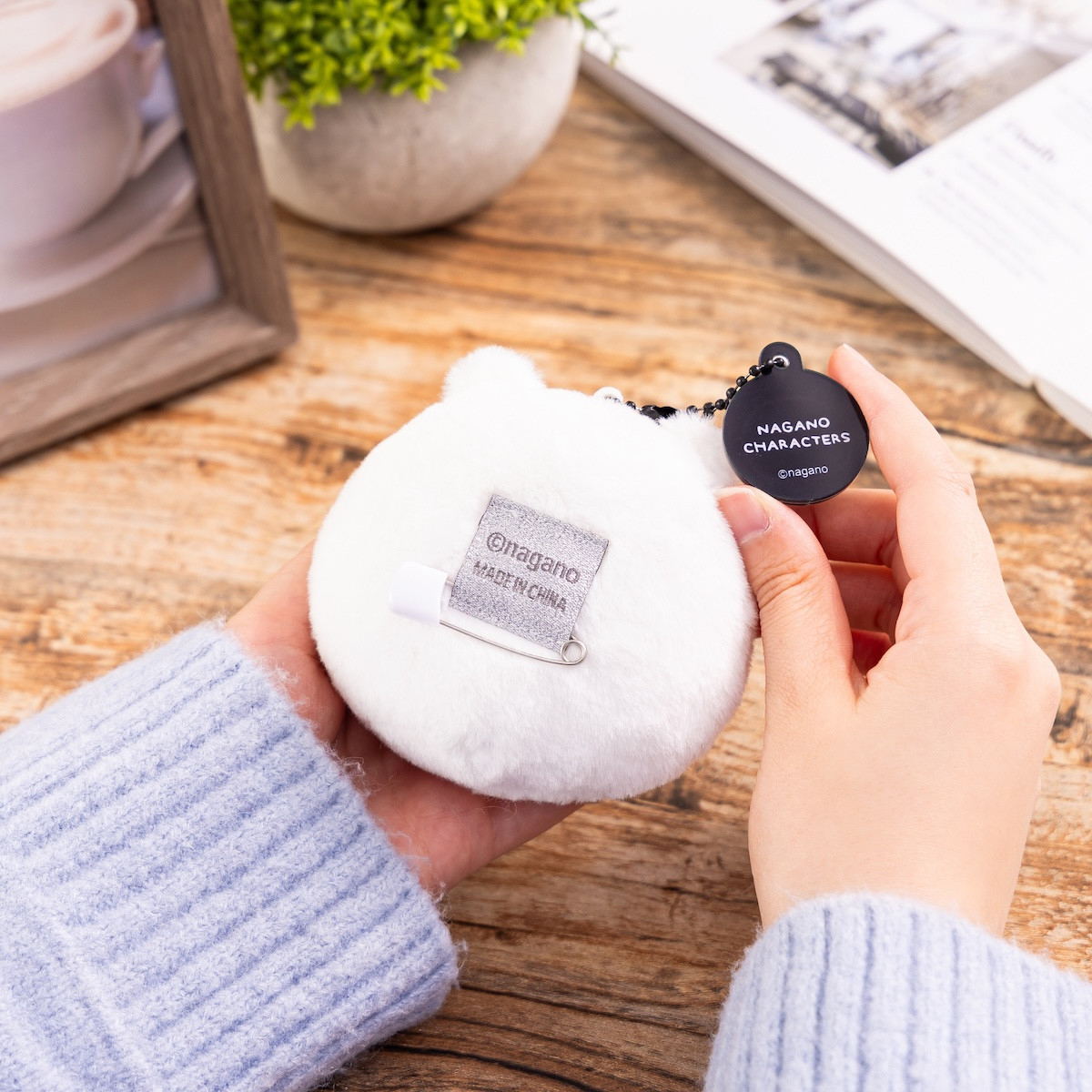 自嘲熊 頭形匙扣襟章｜預訂