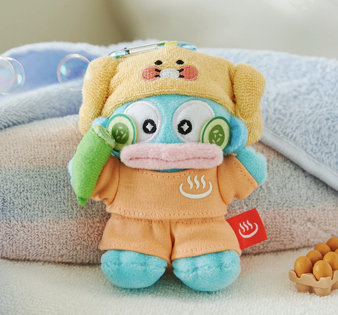 Kakao Friends x Hangyodon 汗蒸幕♨️系列鎖匙扣 