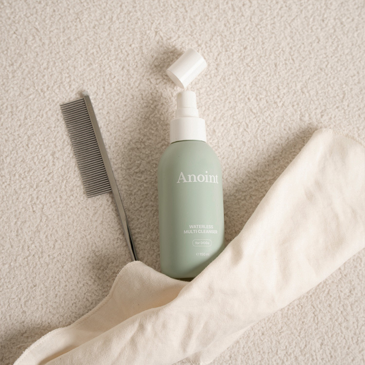 韓國 Anoint｜犬用 多功能乾洗潔液 Waterless Multi Cleanser 150ml｜乾洗泡泡