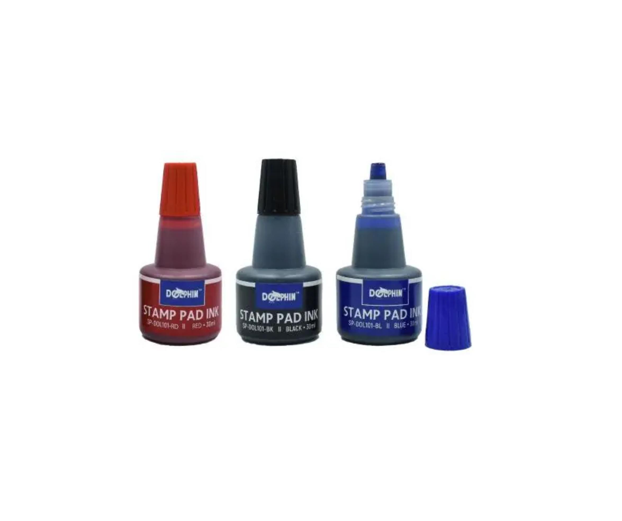 Dolphin Stamp Pad Refill Ink 30ml