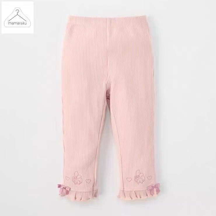 mamaraku x Sanrio刺繡九分褲
