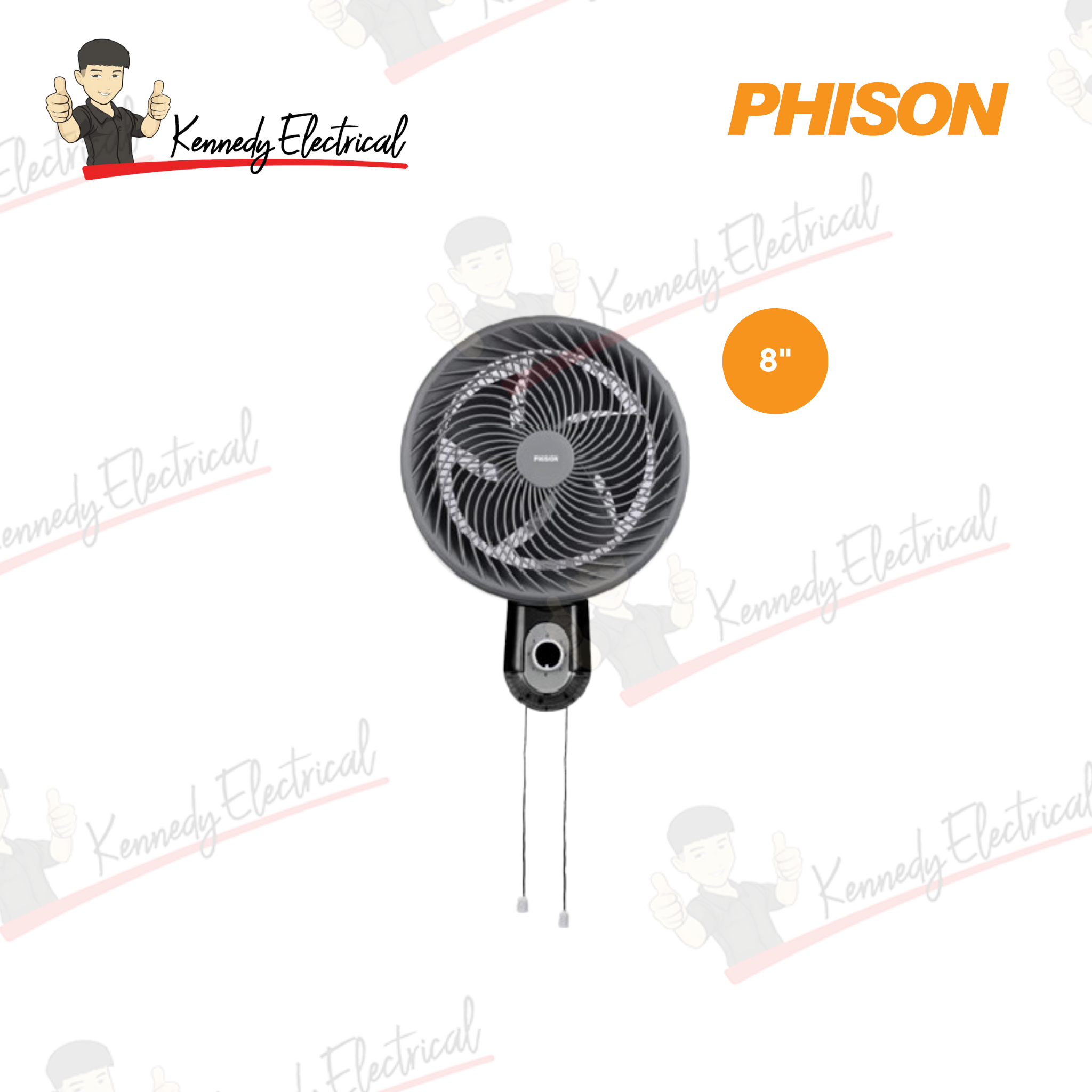 Phison 8" Circulation Wall Fan (PCF-5081)