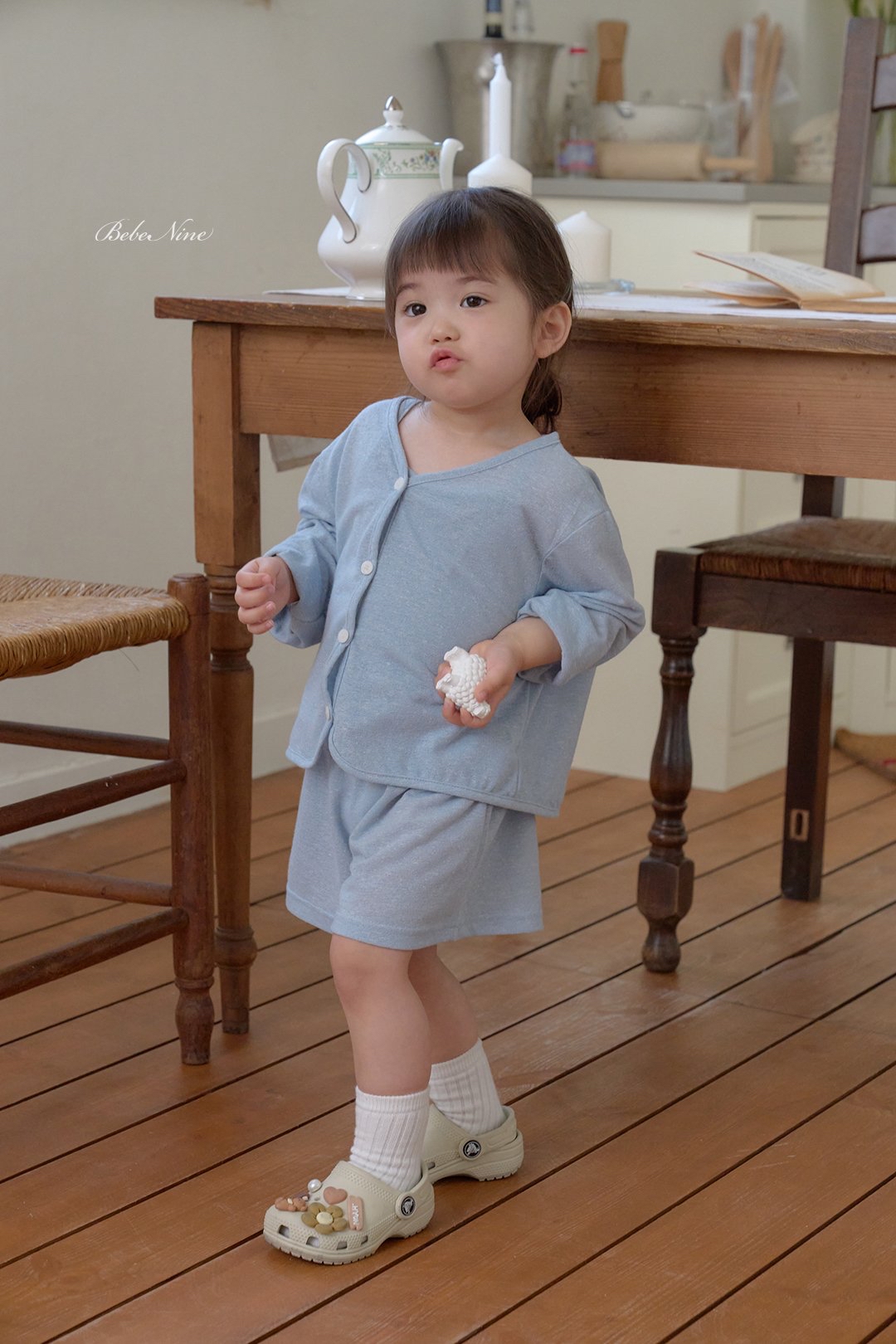 🇰🇷bebenine set (背心+外套+短褲）