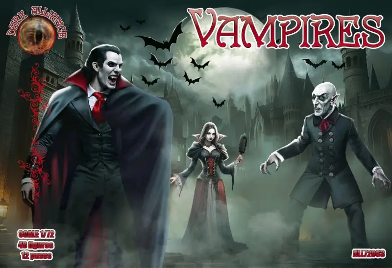 1/72 Vampire (48 Figures, 12 Poses)