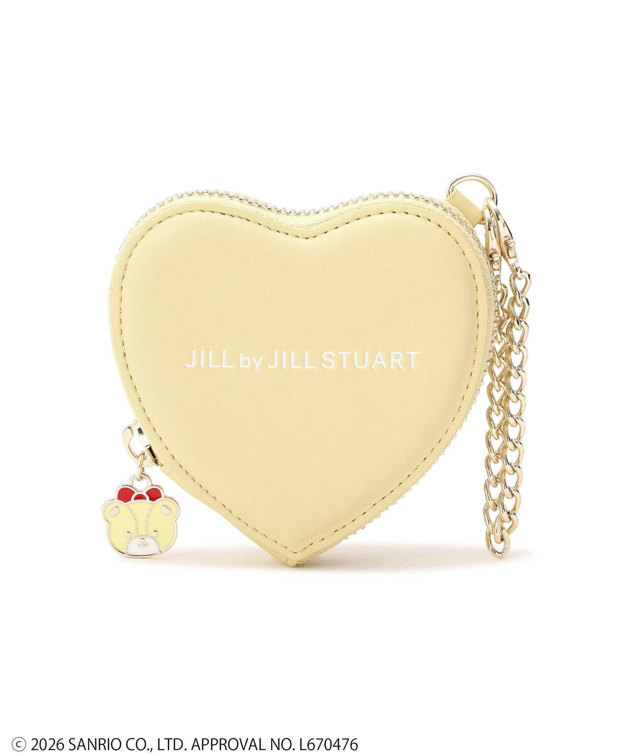 🎀【預訂】 JILL by JILL STUART Tiny Chum Collaboration Pouch Charm - Cream