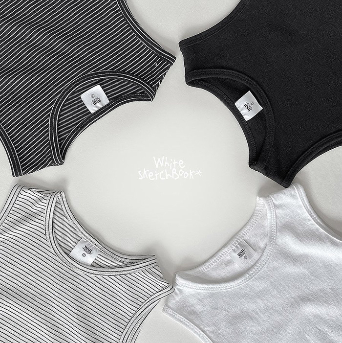 🇰🇷WhiteSketchBook背心