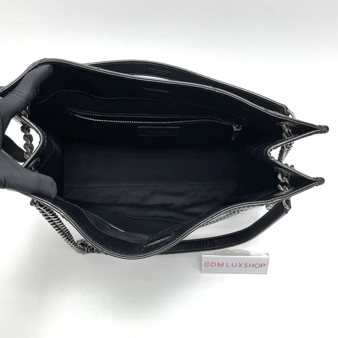 YSL Niki Shopping Tote Black SHW