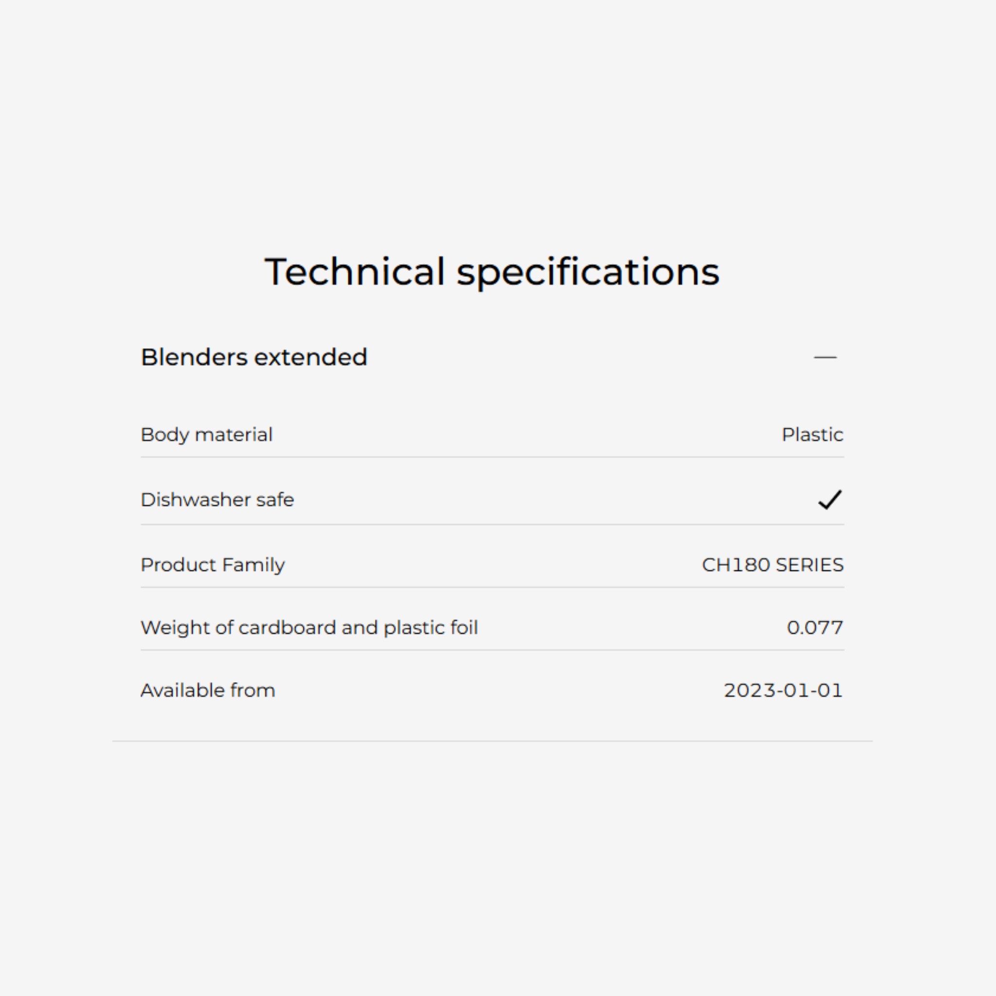 Kenwood 0.35L 300W Mini Chopper White (CH180)